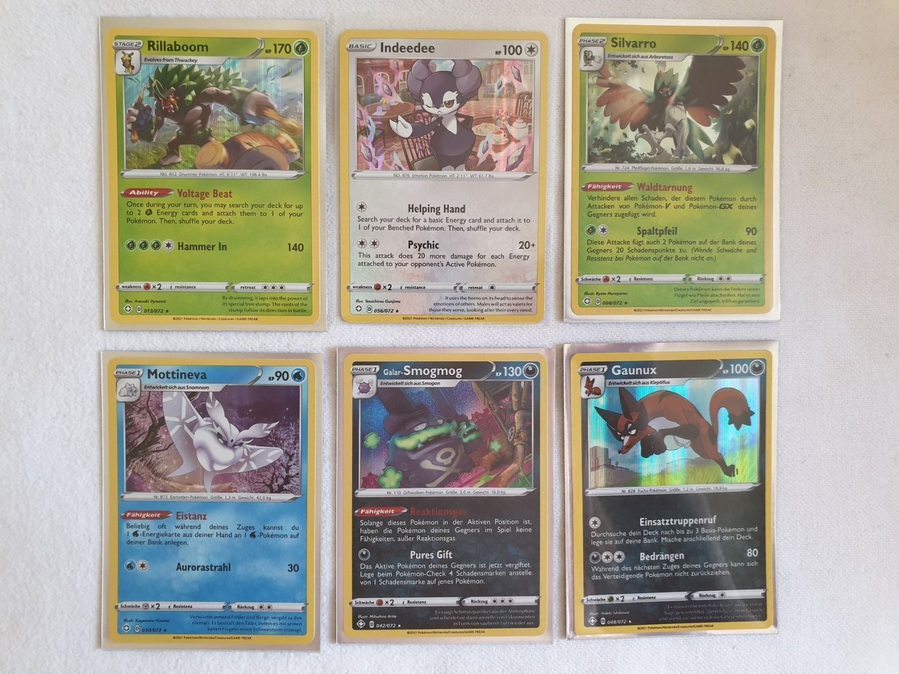 Cartoline: 18 Seltene Pokémonkarten – Nuovo (secondo la descrizione) da Rebstein venduto da gimmma 1