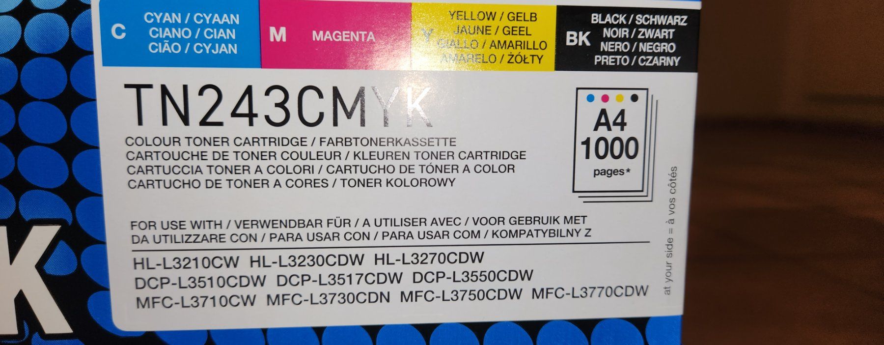 Brother Druckerpatronen & Toner: BROTHER  Toner TN-243CMYK, Multipack – Neu und originalverpackt aus Oberwil BL von Gismo14 4