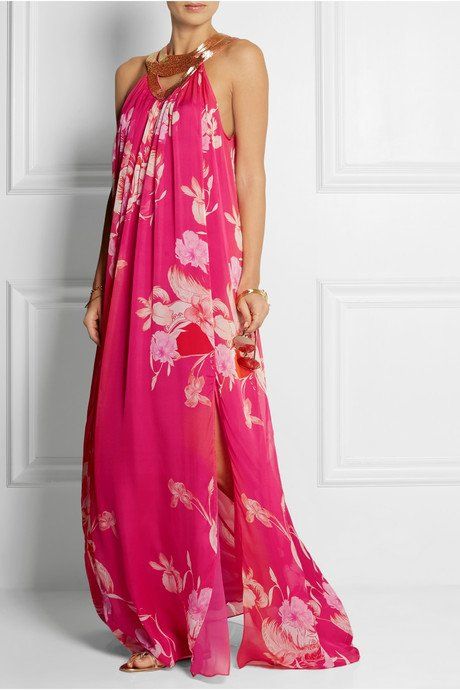 Vestiti: Matthew Williamson Kleid / robe S/M 100 % Seide / soie – Usato da Collonges venduto da arashee