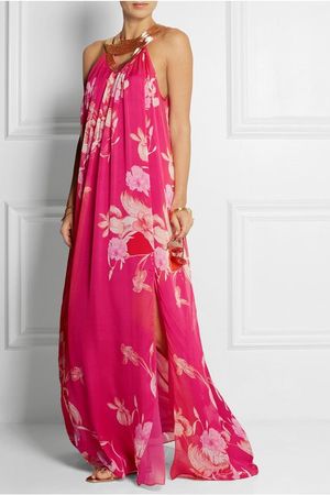 Matthew Williamson Kleid / robe S/M 100 % Seide / soie