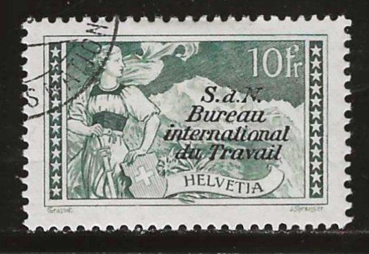 Tutti i francobolli: Genfer Ämter B.I.T  Serie Nr. 30  : KP 220.-- – Usato da Gümligen venduto da Geniusbuy