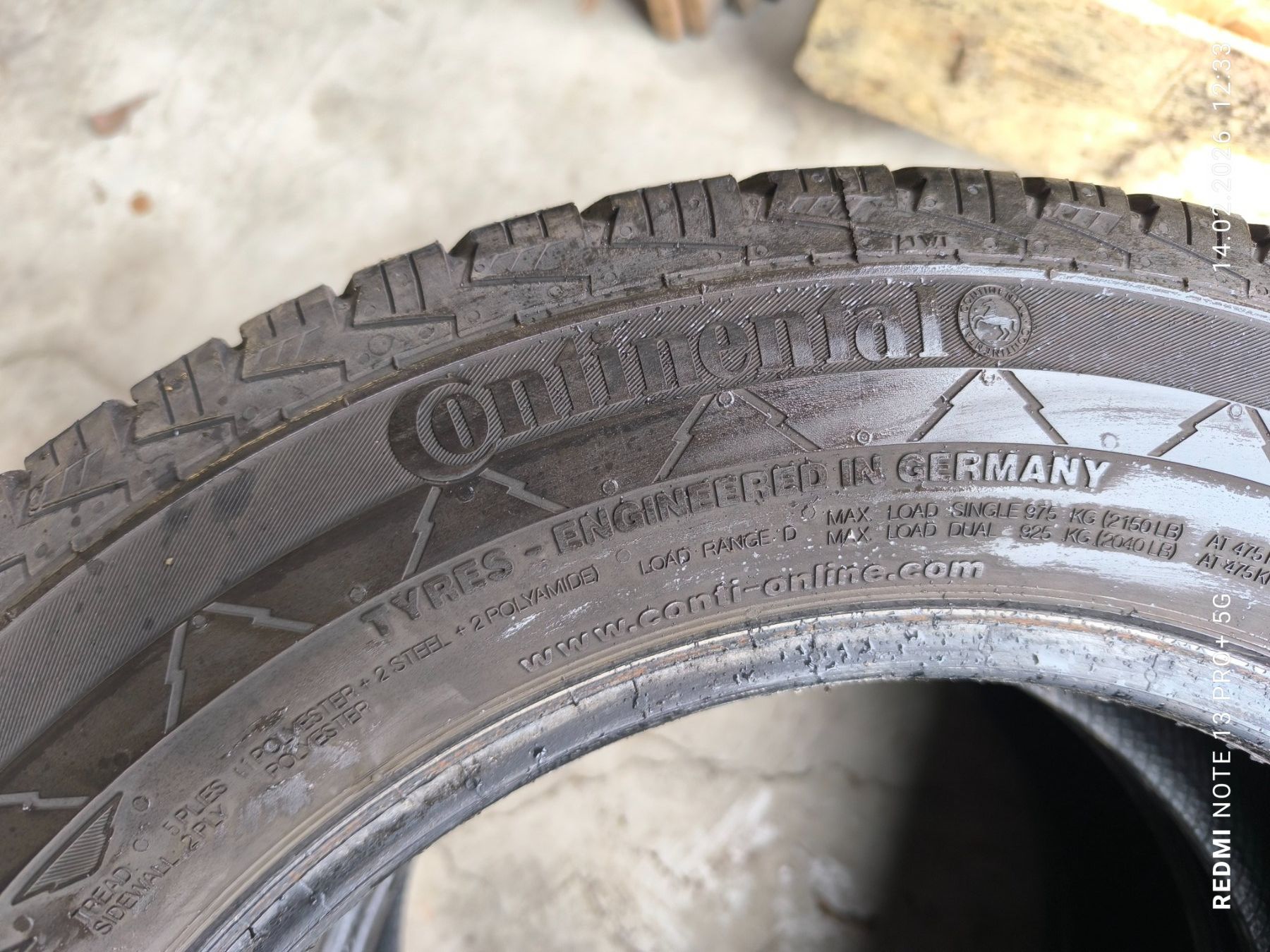 Continental Pneumatici & Ruote complete: 205/65R16C Continental Winter – Usato da Jona venduto da Nabobtuning 1