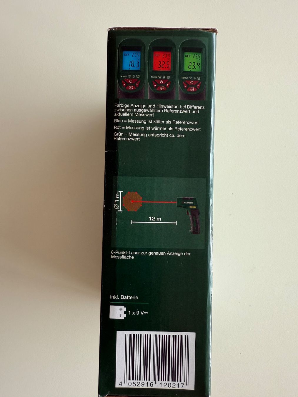 Altro per la casa: Parkside thermomètre infrarouge – Nuovo e nell'imballaggio originale da St-Gingolph venduto da GoldenKeys 1