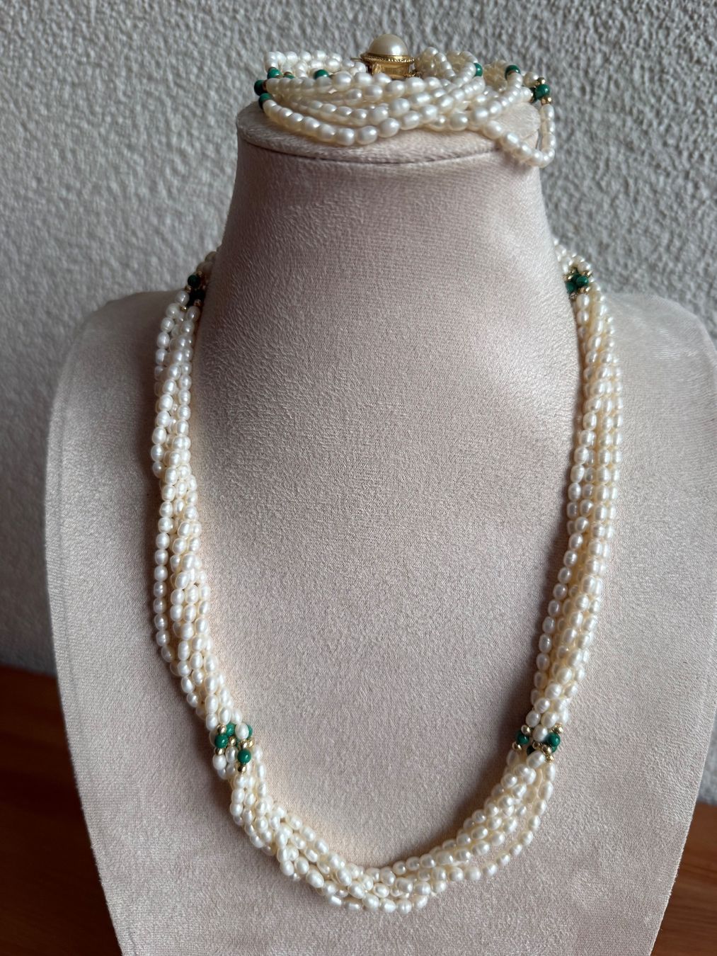 Catenine: Kette mit Armband echte Perlen – Usato da Spiegel b. Bern venduto da Rogger72 1