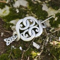 NEU! Haarnadel Keltisch Vintage Viking Style Silber Knoten