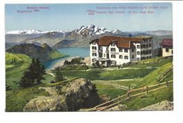 Rigi - Staffel - Kulm (LU) Hotel Felchlin - Panorama um 1910