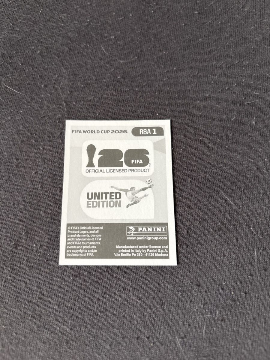 Panini Carte collezionabili: Panini Bild RSA1 – Nuovo e nell'imballaggio originale da Rechthalten venduto da Thierry_89 1