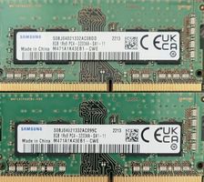 2x Samsung 8GB DDR4 RAM 3200AA