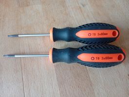 Torx T6 und T8 Schraubendreher für Taschenmesser Klappmesser