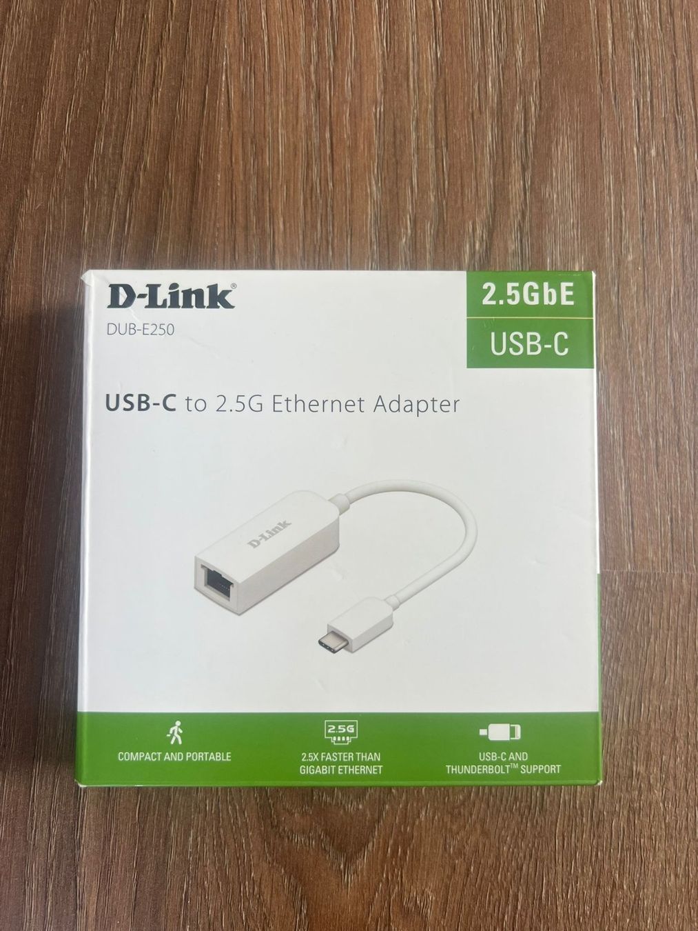 Dlink Unità & Adattatore: Adaptateur D-Link - USB-C to Ethernet – Nuovo e nell'imballaggio originale da Môtiers NE venduto da ElGreco3099