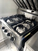 Combisteel Gasherd 4-flämmig Gastro-Topzustand / Mobil & Fix