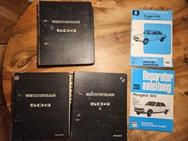 Werkstattunterlagen und Reparaturanleitungen Peugeot 504