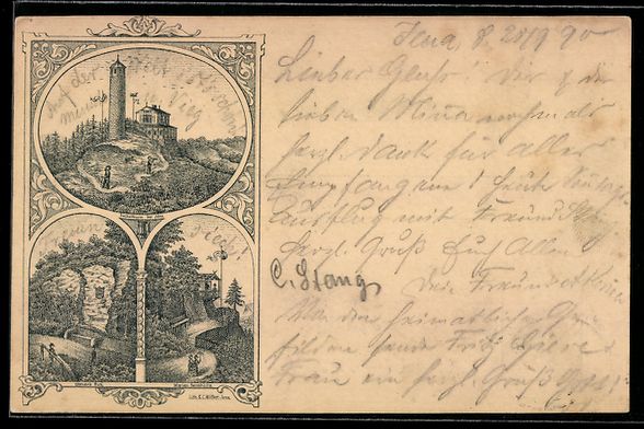 Entiers postaux: Vorläufer-Lithographie Ganzsache PP9 F3 – D'occasion à Berlin par bartko-reher