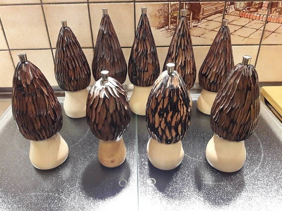 Set di piatti: Pfeffermühlen Champignon.Morcheln assortiert – Nuovo e nell'imballaggio originale da Guttet- Feschel venduto da argeci 3