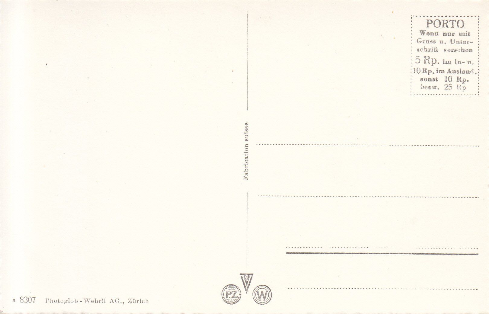 Cartoline postali: Muottas Muragl, ca. 1950 – Usato da Bürglen TG venduto da StampGraf 1