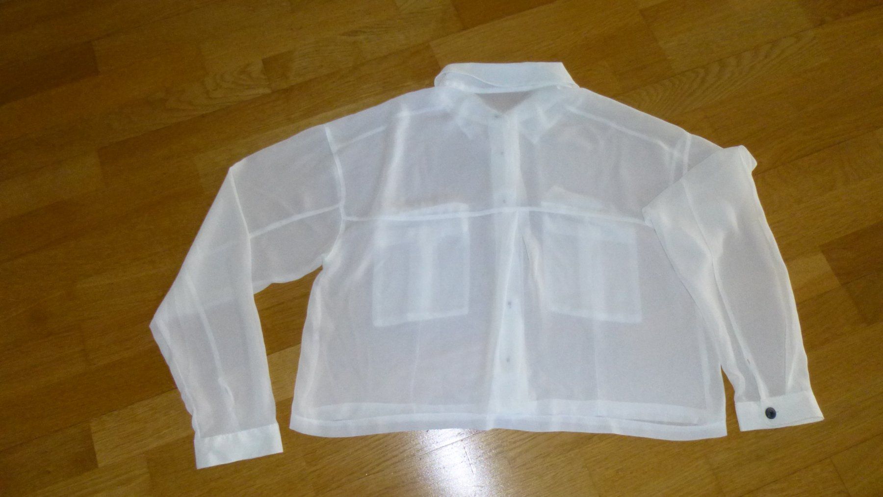 Zara Blusen: Weisse Zara Bluse Grösse S, transparent – Gebraucht aus Triengen von misterpicknicker 1