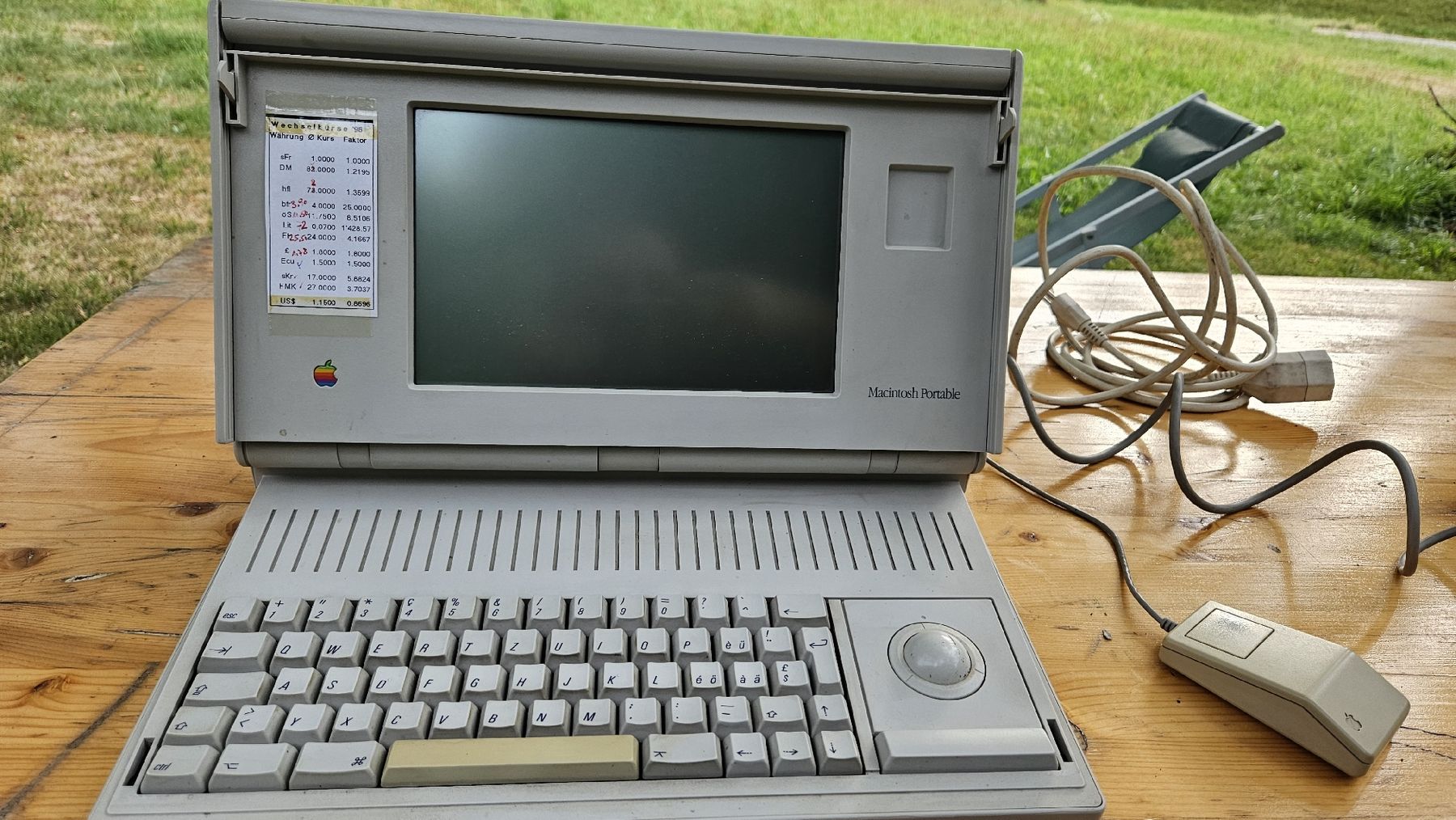 Apple PC: Apple Macintosh Portable Computer mit Zubehoer und Tasche – Usato da Ennenda venduto da Mr.Alpen16536