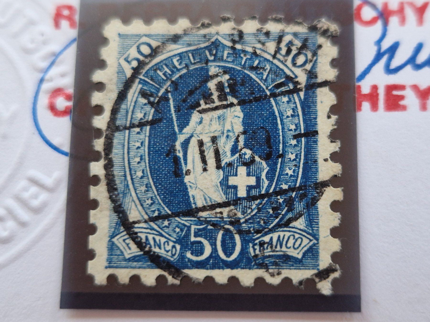 Tutti i francobolli: Stehende 70B, Attest, Top Stück, ab 1.- – Usato da Burgdorf venduto da Glossy01 1