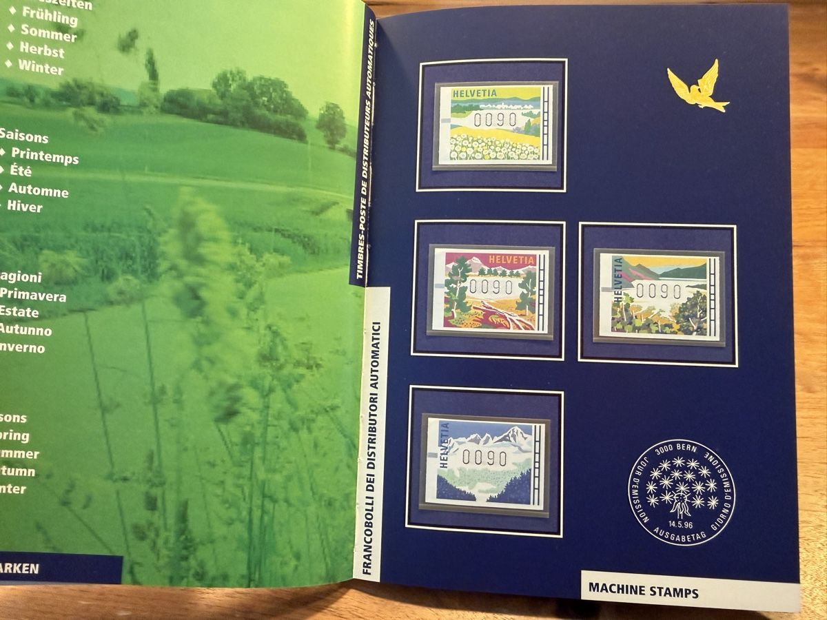 Tutti i francobolli: Jahrbuch 1996, komplett  – Usato da Altdorf UR venduto da Sanna08 3