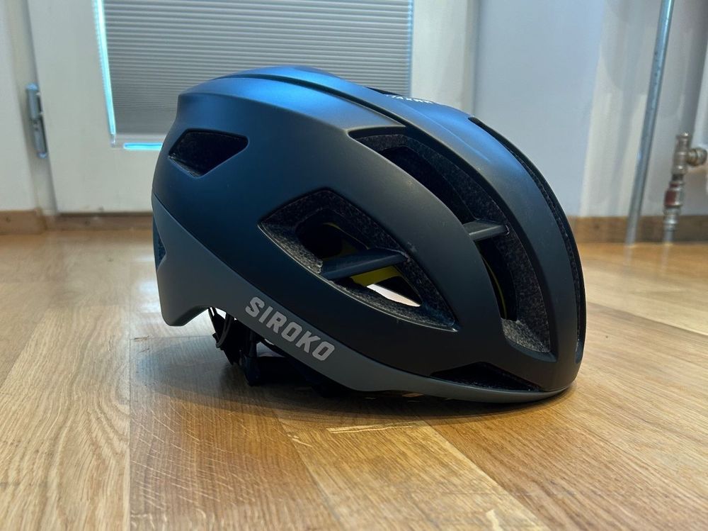 SIROKO Thermo-Beinschoner Für Fahrradfahren | Schwarz, Größe M/L | Wärmend & Winddicht | Reflektierende Elemente