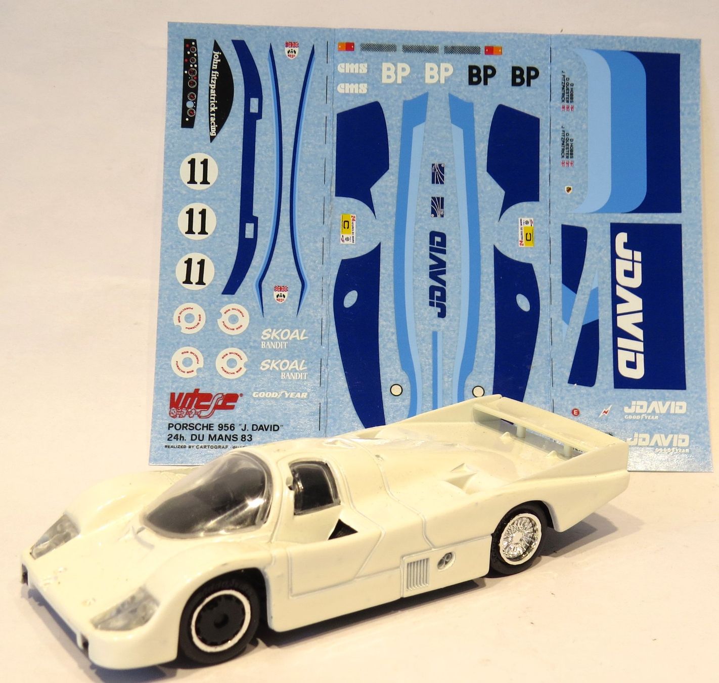Porsche Modellautos: 1:43 Porsche 956 " J:DAVID " Le Mans 1983 – Neu (gemäss Beschreibung) aus Ettingen von campione_1