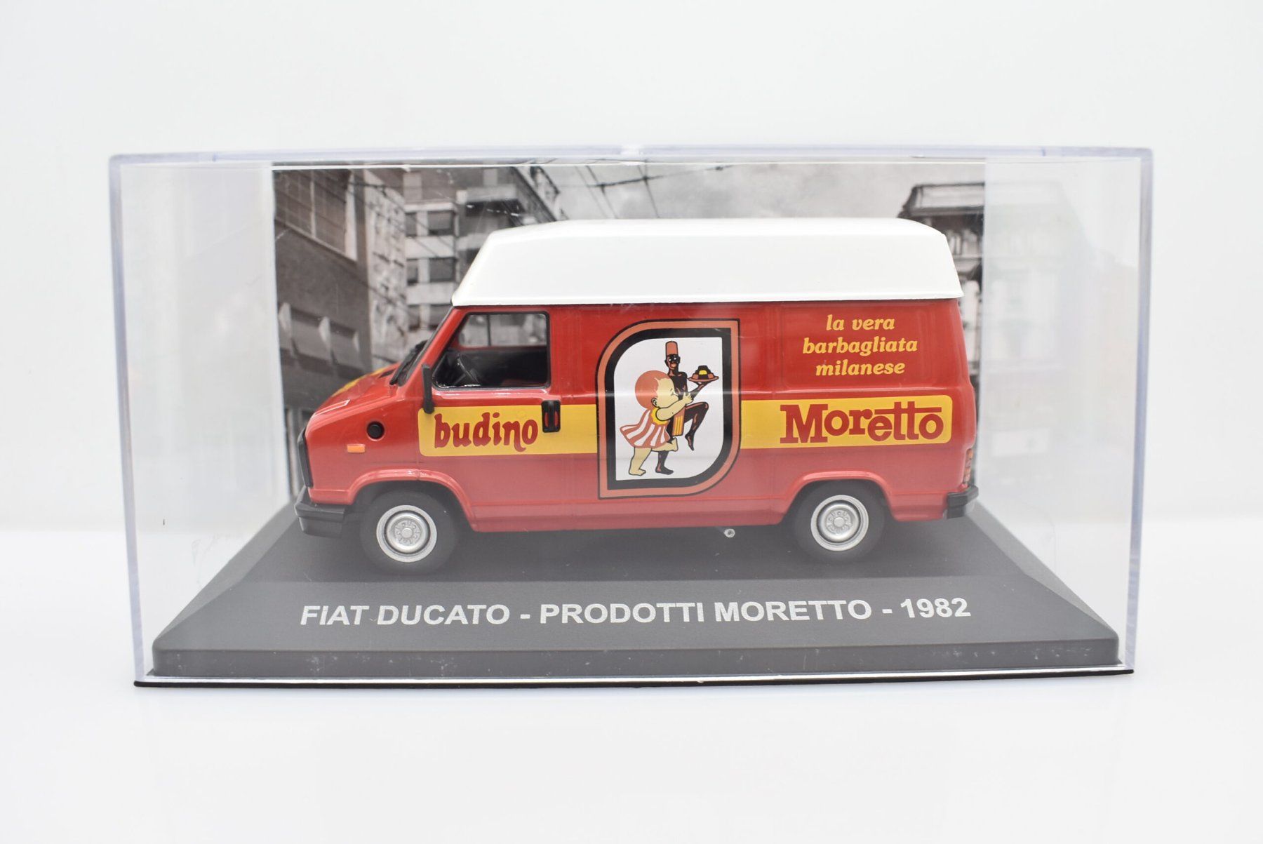 Fiat Modellini d'auto: Fiat Ducato 1982 , Prodotti Moretto , 1:43 – Nuovo e nell'imballaggio originale da Goldach venduto da Feivel9