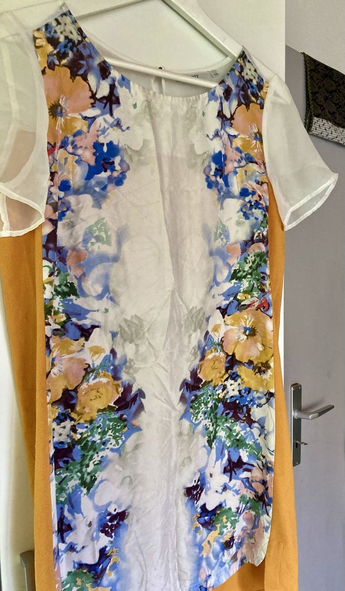 Vestiti: Kleid in senfgelb/blumig gemustert 165 – Usato da Uesslingen venduto da manu-ela41 4