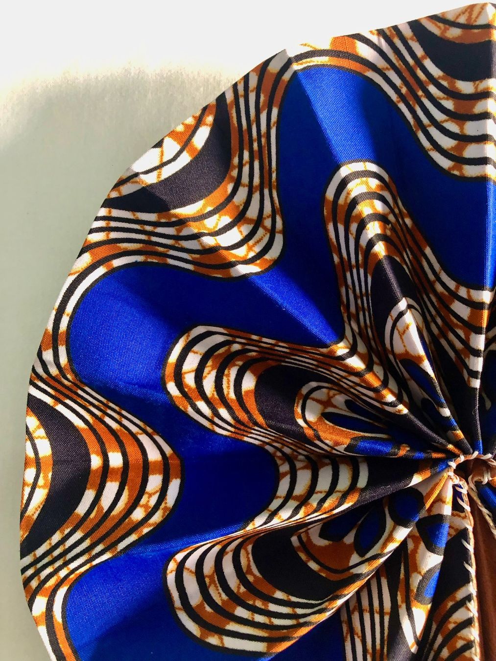 Stoffe: NEU: Fächer, afrikanischer Stofffächer, Senegal, Baumwolle – Neu (gemäss Beschreibung) aus Zürich von DepotCharity 1