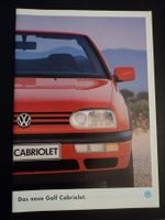 Prospekt VW Volkswagen Golf Cabriolet 1994