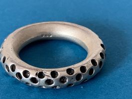 Silberring PUNKTE sterling (50)