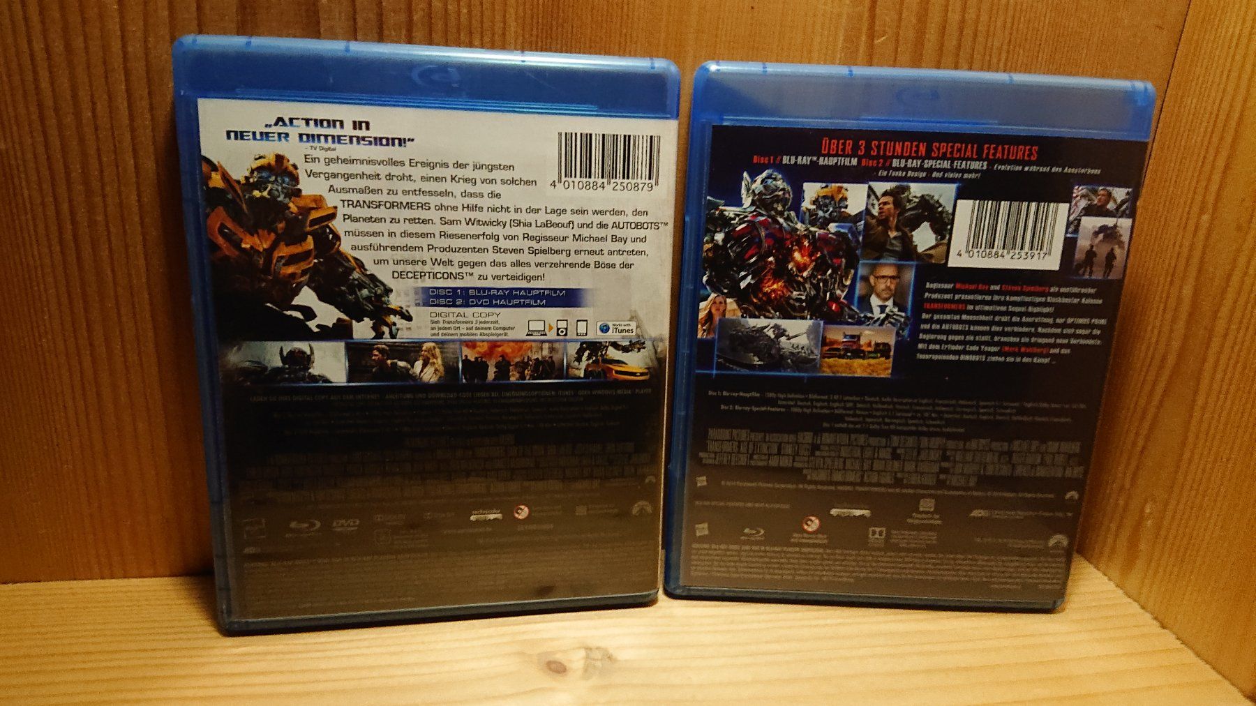 Tutti i DVDs: TRANSFORMERS 1 bis 5 auf Blu-Ray – Usato da Wilderswil venduto da Exebub 4