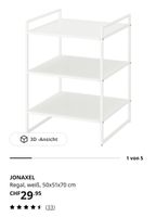 JONAXEL Regal weiss 50x51x70 cm neuwertig