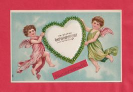 Präge-Litho Nr. 362 Made in Germany Glückwunsch z. Namenstag