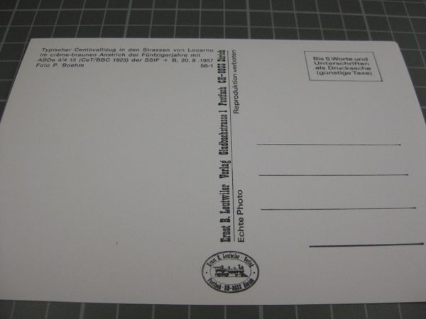 Cartoline postali: AK Locarno mit Zug – Nuovo (secondo la descrizione) da Malters venduto da Marosko 1