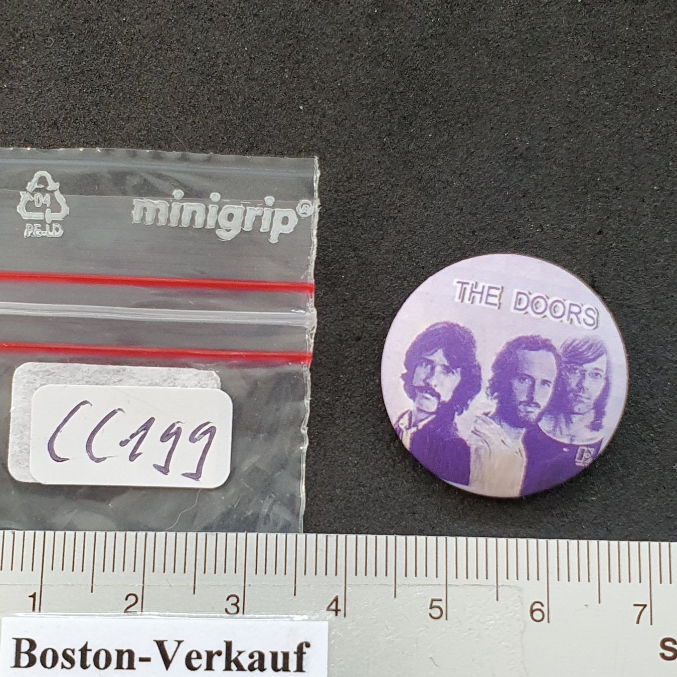 Placchette & Badge: CC199 - Pin /Button - Musik - THE DOORS – Usato da Reinach BL venduto da Boston-Verkauf