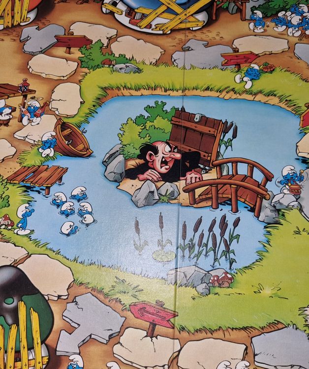 Jeu PC Les Schtroumpfs - Big Box Infogrames 1983 (boîte Carton Endommagée)