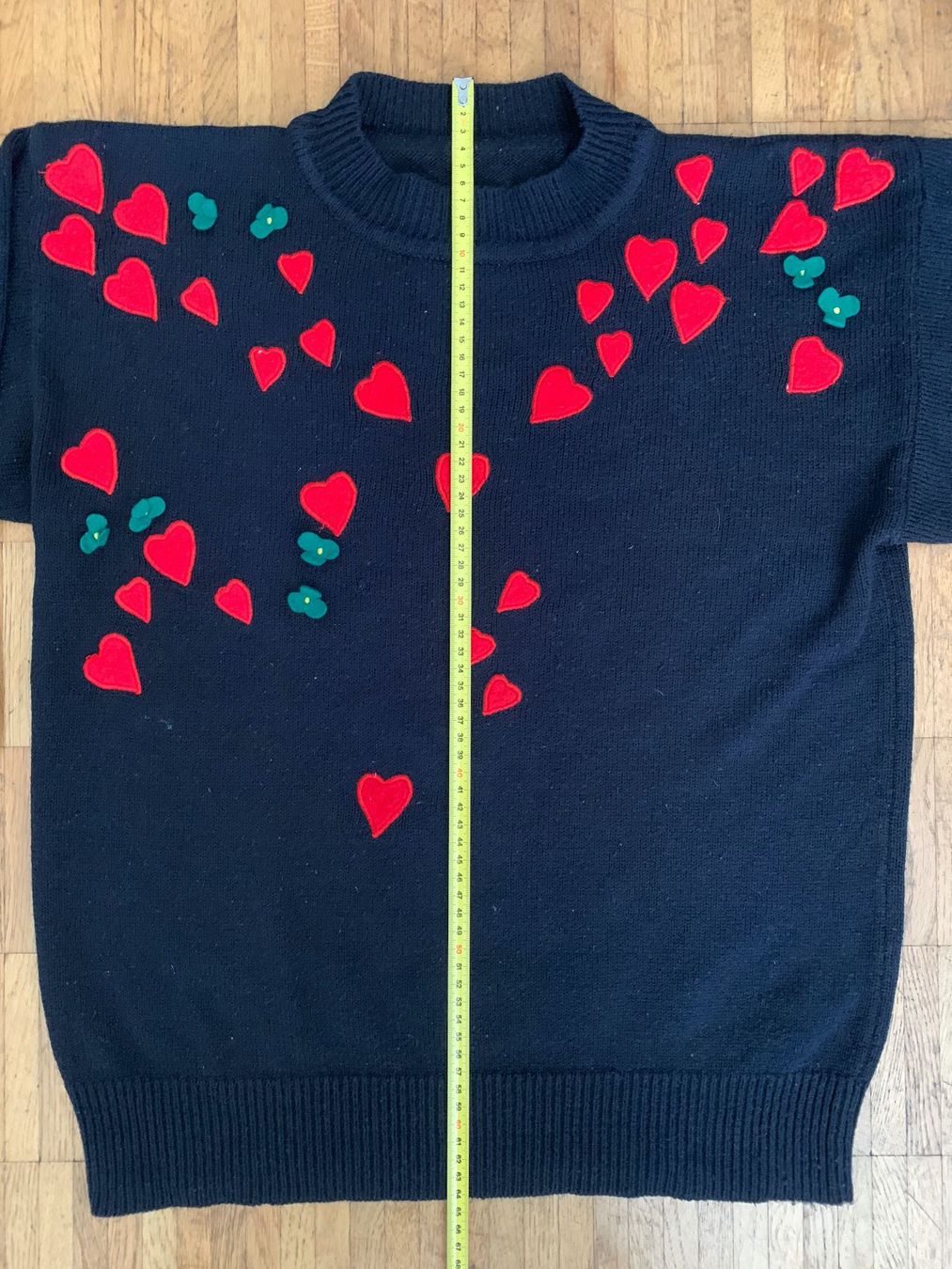 Maglioni & Felpe: Vintage Sweater mit Herzen und Kleeblättern – Usato da Zürich venduto da Les_Zurichois 5
