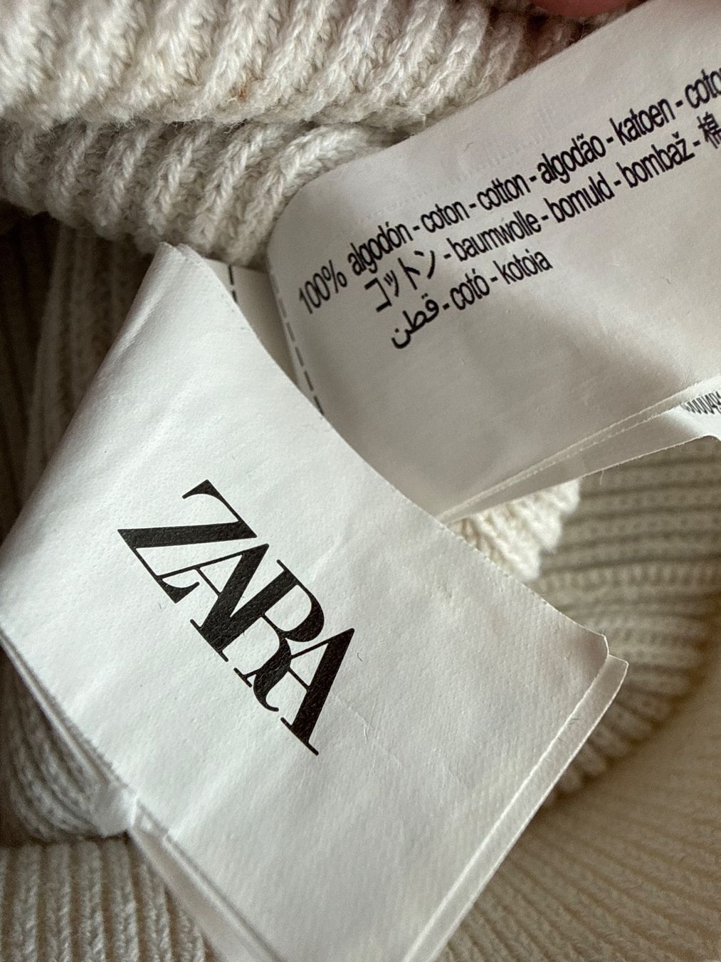Zara Maglioni & Felpe: Zara Strickpullover, Beige, Gr. S, Herren – Usato da Winterthur venduto da britsi 2