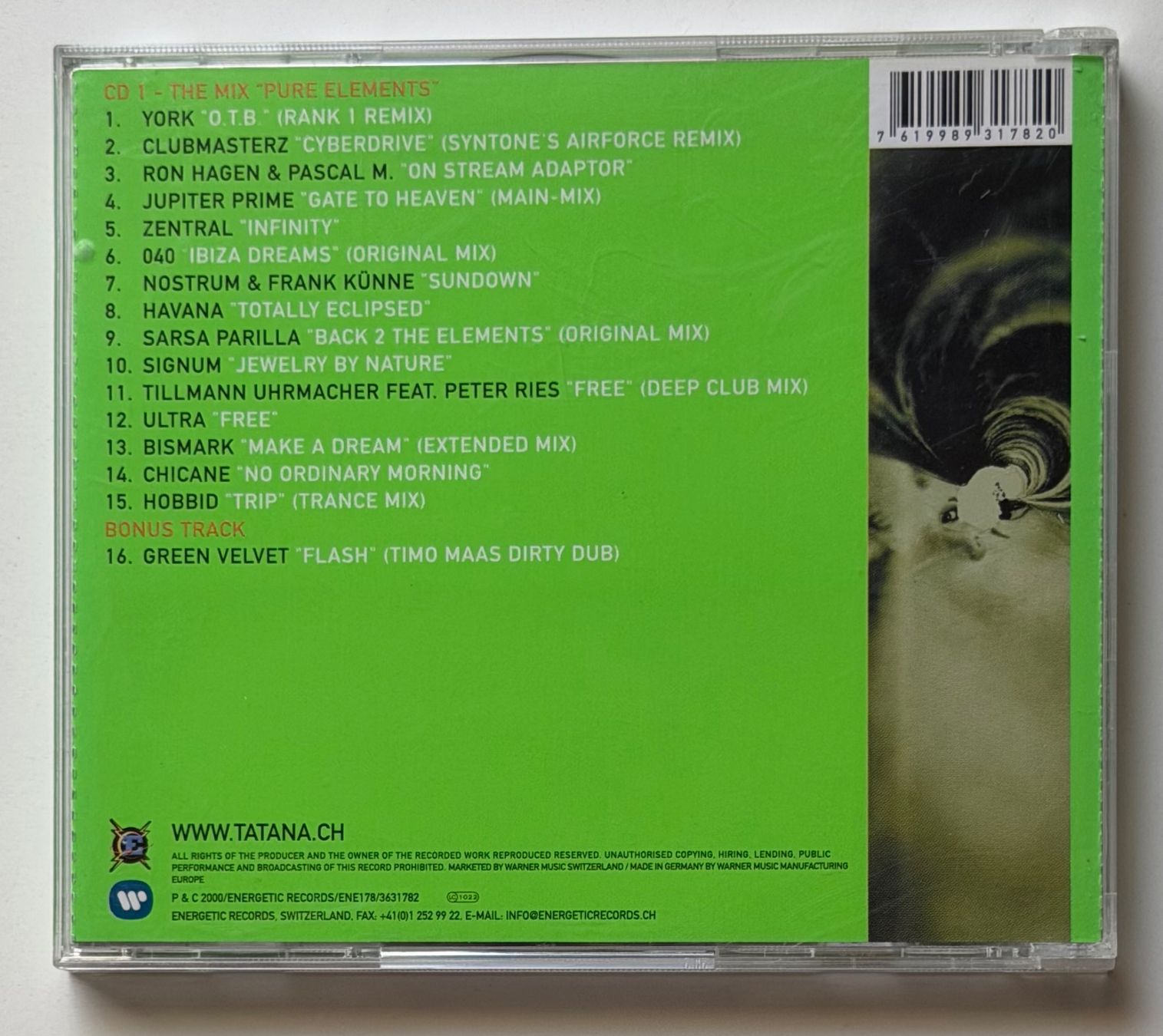 CDs: DJ Tatana / Pure Elements – Gebraucht aus Näfels von rottabi 1