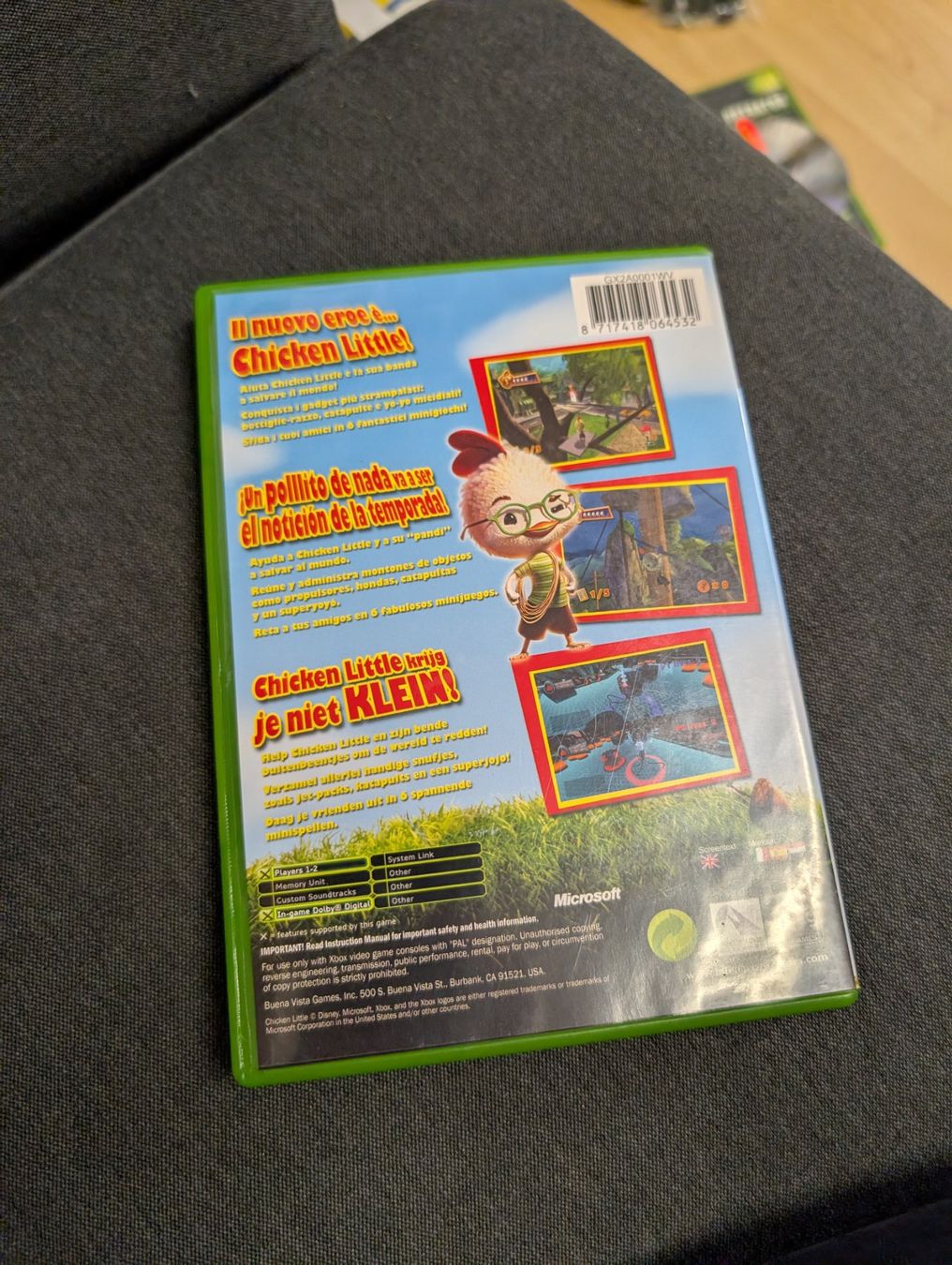 Giochi: Chicken little Microsoft Xbox – Usato da Giubiasco venduto da Ticinerd 1