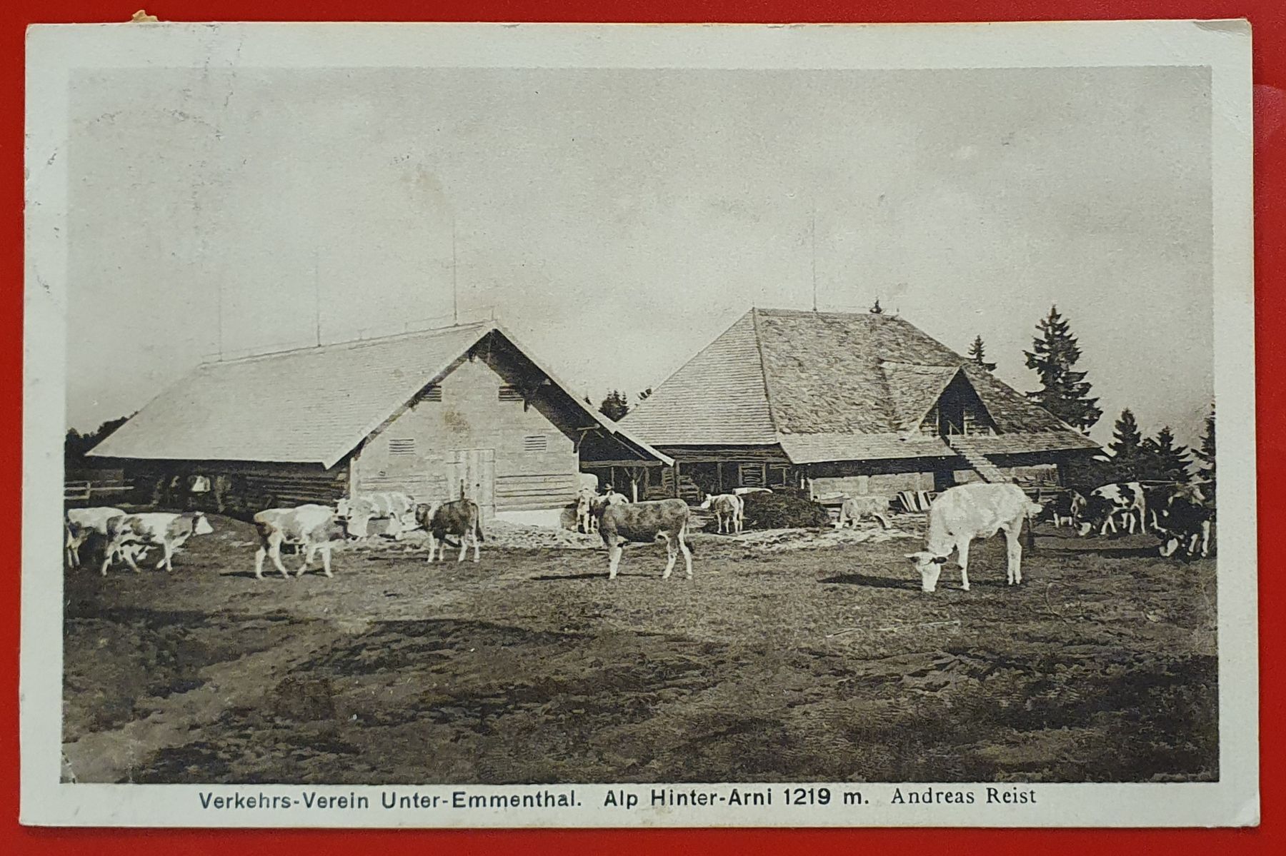 Cartoline postali: Alp Hinter-Arni im Emmental – Usato da Kreuzlingen venduto da Rschweiz1