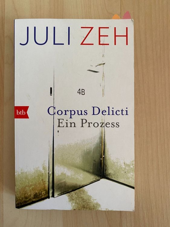 Juli Zeh Corpus Delicti Ein Prozess Kaufen auf Ricardo