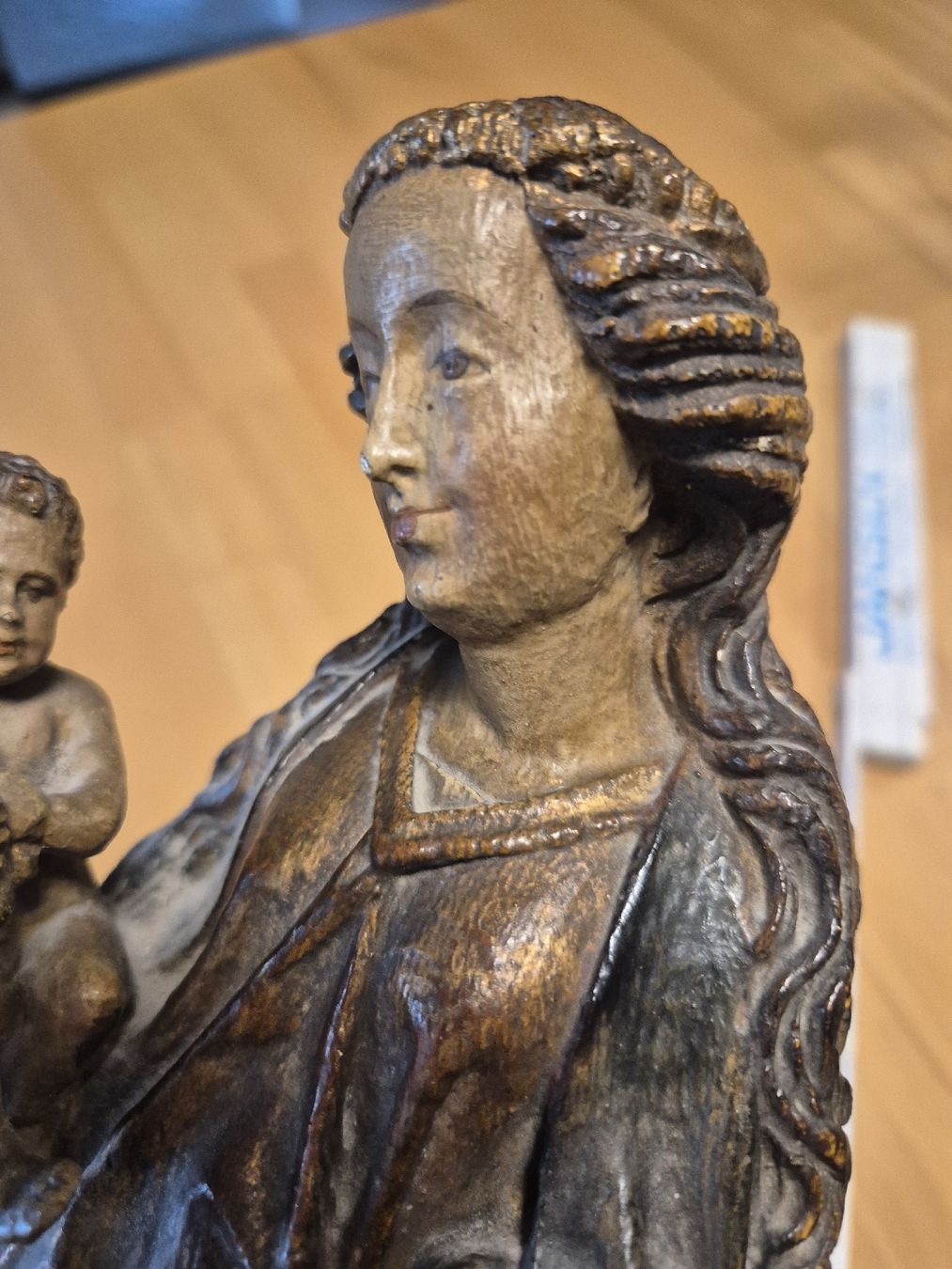 Statuette: antike Muttergottes Statue – Usato da Vilters venduto da Fleiflomi 4