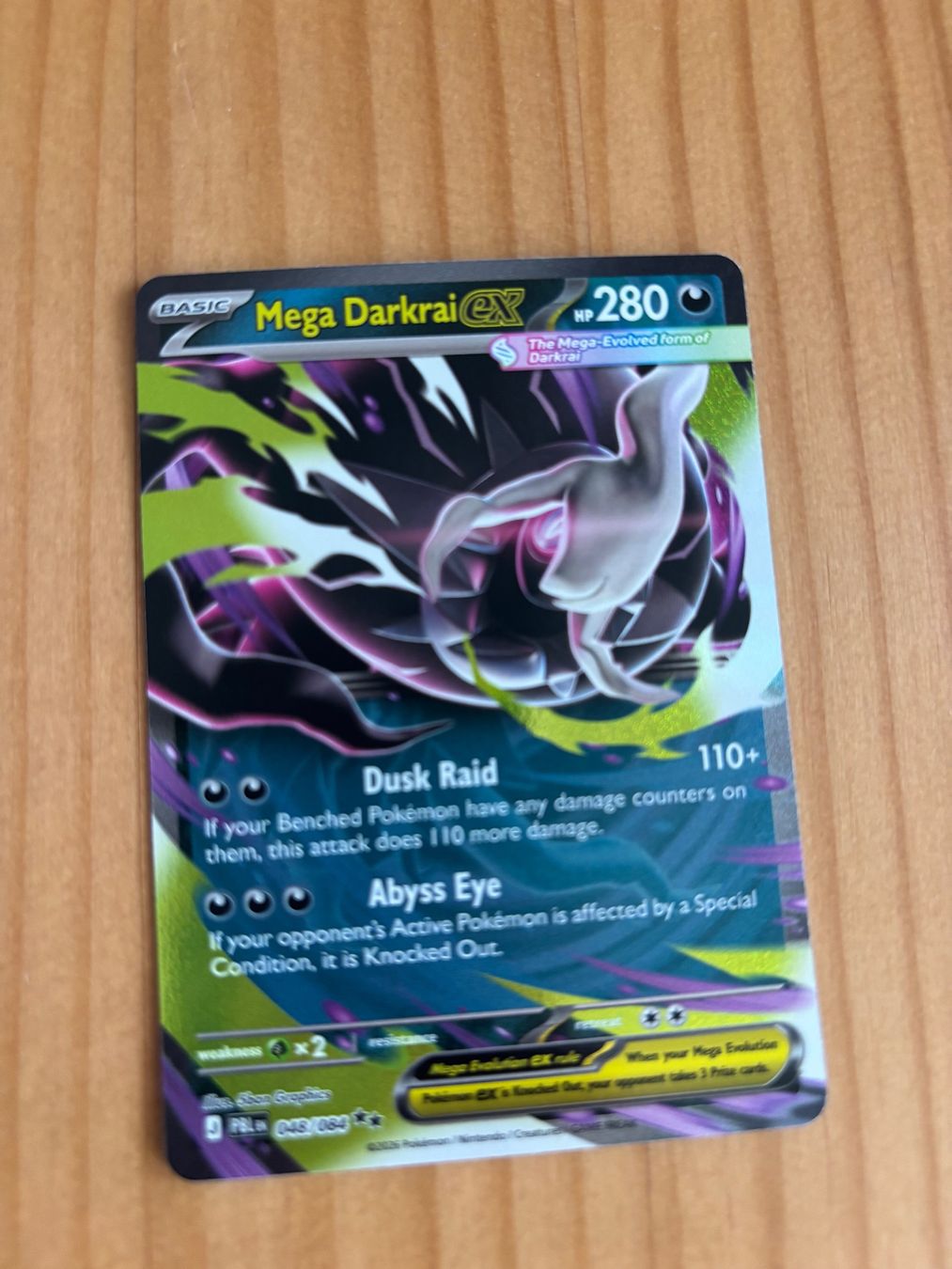 Pokémon Carte collezionabili: Mega Darkrai EX, Pitch Black – Nuovo (secondo la descrizione) da Bern venduto da Pokescherti