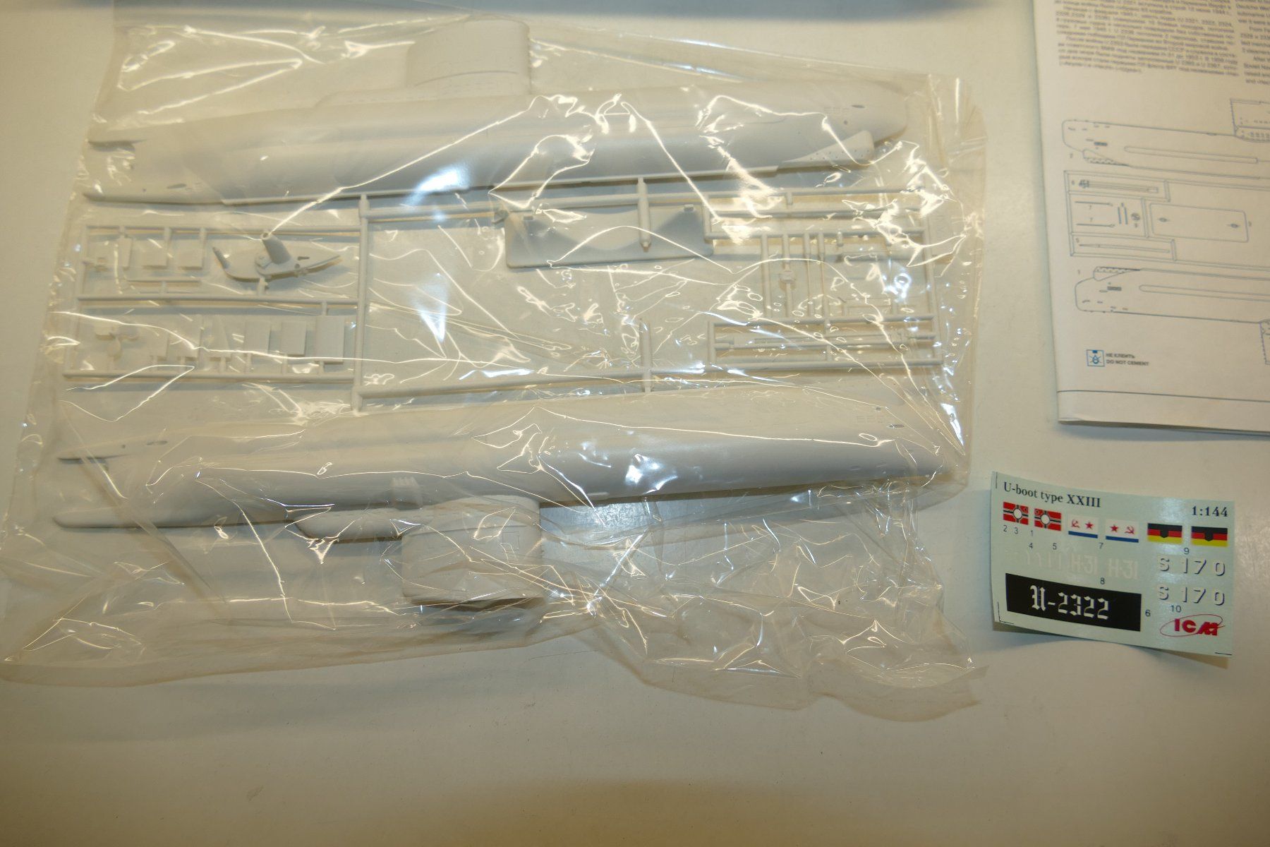 Kit di modellismo & Modellini statici: ICM 1:144: Deutsches U-Boot Typ XXIII – Nuovo (secondo la descrizione) da Niederhasli venduto da rail-duerst 4