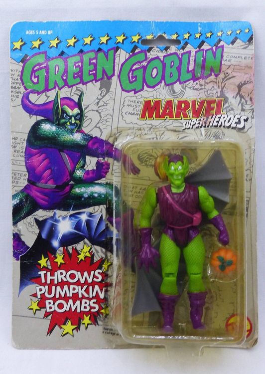 GREEN GOBLIN MARVEL SUPER-HEROES TOY BIZ 1991 SPIDER-MAN FOE | Kaufen