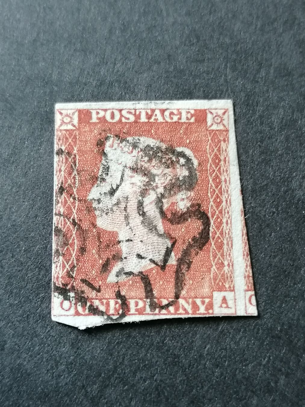 Tutti i francobolli: One Penny red 1841, Platte 34 – Usato da Happerswil venduto da tschergi
