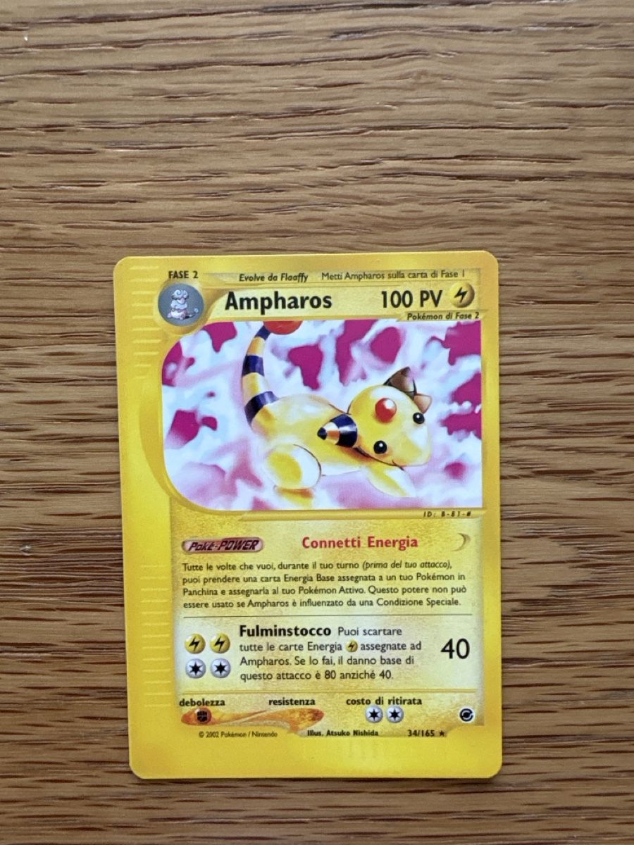 Pokémon Carte collezionabili: Pokemon, Ampharos, Expedition – Usato da Zürich venduto da el_marcel