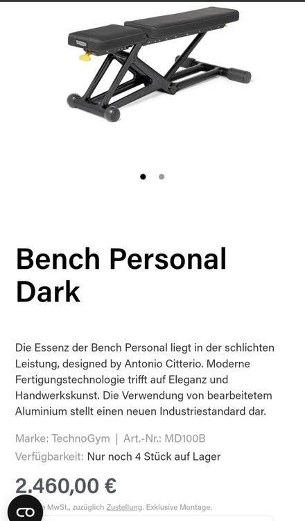 Technogym Bench Personal