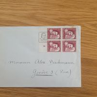 Dokument Lugano Genève 1957 Pro Juventute